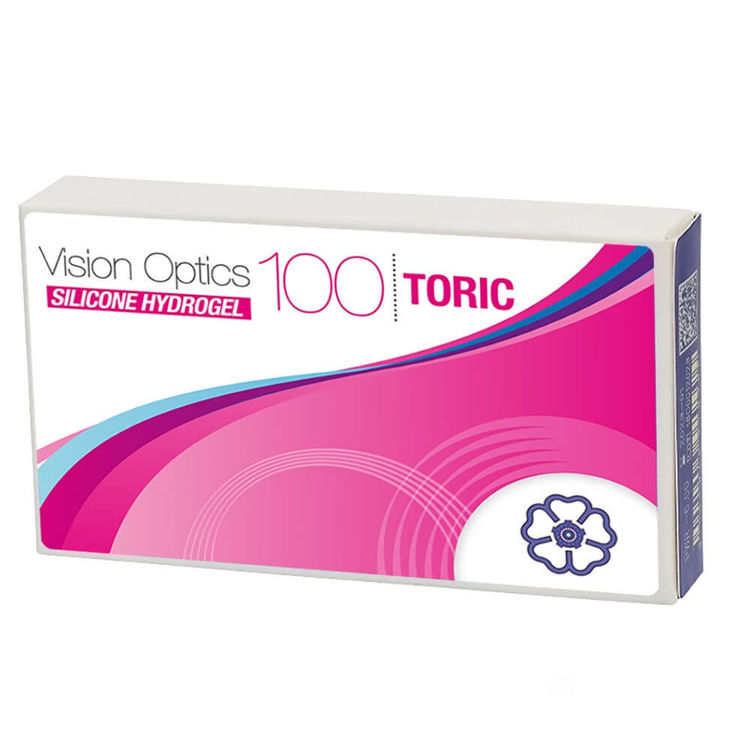 Зображення Vision Optics 100 Toric Silicone Hydrogel  Αστιγματικοί / Μυωπίας-Υπερμετρωπίας Μηνιαίοι 6τμχ 