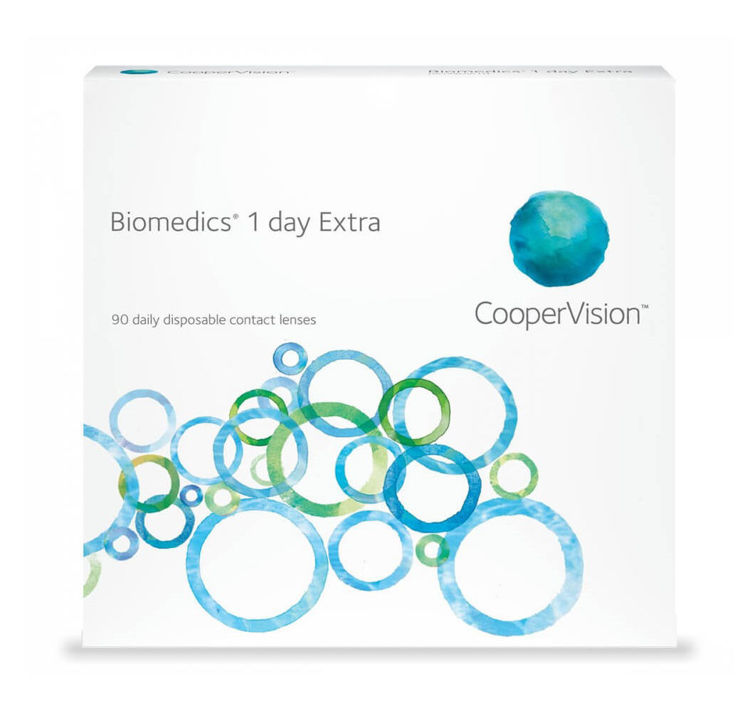  Зображення Cooper Vision Biomedics 1 Day Extra (90 лінз) 