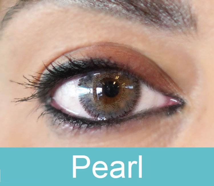  Зображення Pretty Eyes Colors Έγχρωμοι Φακοί Μηνιαίοι 2τμχ (Pearl) 